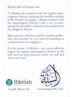 A Description of the Supererogatory (Sunnah) Prayers
